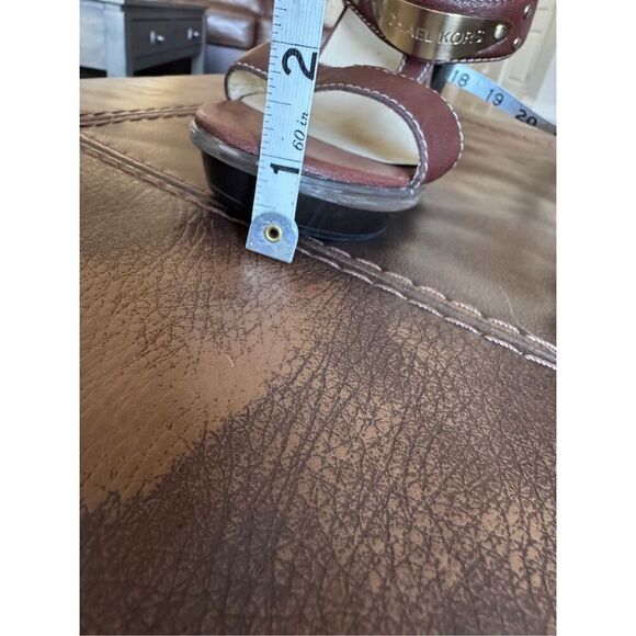 Michael Kors leather brown strap sandal 9.5 - Picture 14 of 14
